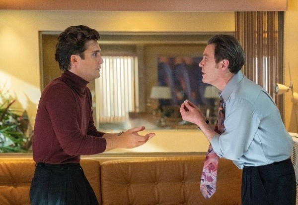 César Santa Ana y Diego Boneta en sus papeles de Álex y Luis Miguel. Foto: (Netflix)