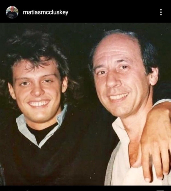 Álex McCluskey y Luis Miguel en Argentina. Foto: (@matiasmccluskey)