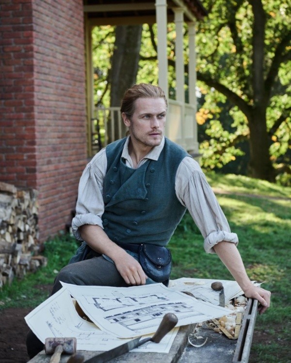 Sam Heughan en su papel de Jamie Fraser. Foto: (Starz)