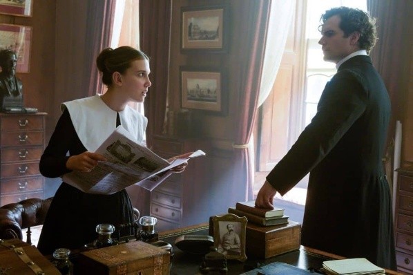Henry Cavill trabajó junto a Millie Bobby Brown. Foto: (Netflix)