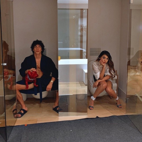 Danna Paola y Jorge López. Foto: (@dannapaola)