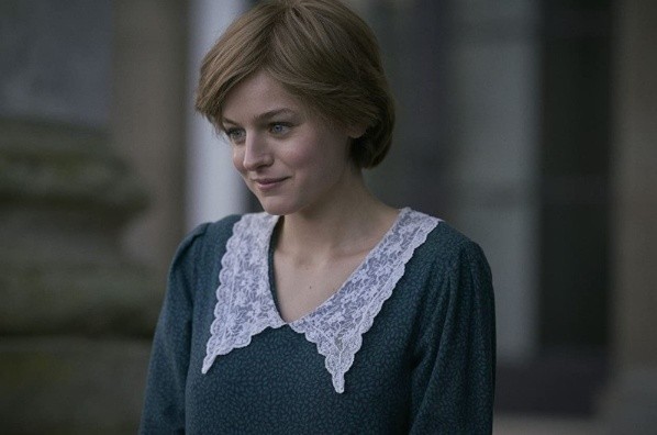 Emma Corrin en su papel de Lady Di. Foto: (IMDB)