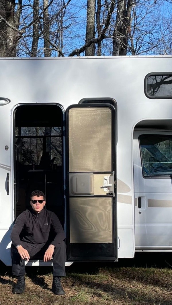 Aron Piper en Chile. Foto: (@aron.piper)