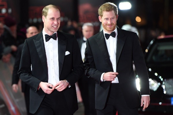 Los Príncipes Harry y William. Foto: (Getty)