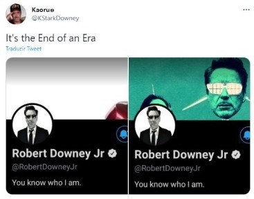 El tweet que descubrió el cambio de foto de Twitter.