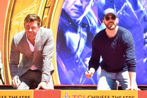 Chris Evans y Chris Hemsworth. Foto: (Getty)
