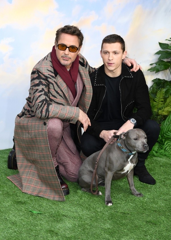 Robert Downey Jr y Tom Holland. Foto: (Getty)