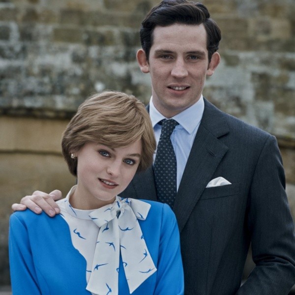 Los intérpretes de Lady Di y el Príncipe Carlos en The Crown. Foto: (Netflix)