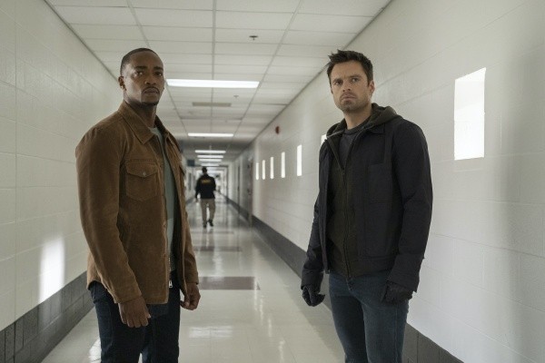 Sebastián Stan y Anthony Mackie como Falcon and The Winter Soldier. Foto: (Disney+) Sebastián Stan y Anthony Mackie como Falcon and The Winter Soldier. Foto: (Disney+)