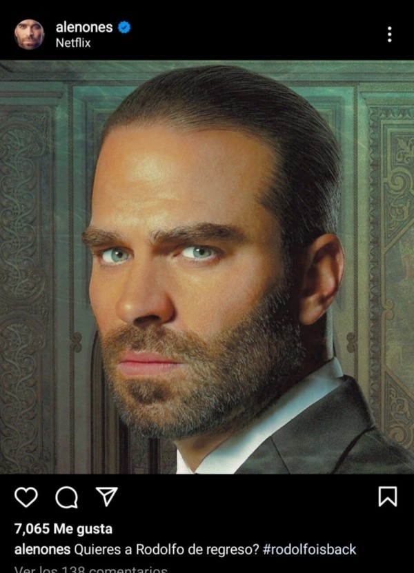 La publicación de Alejandro Nones en Instagram.