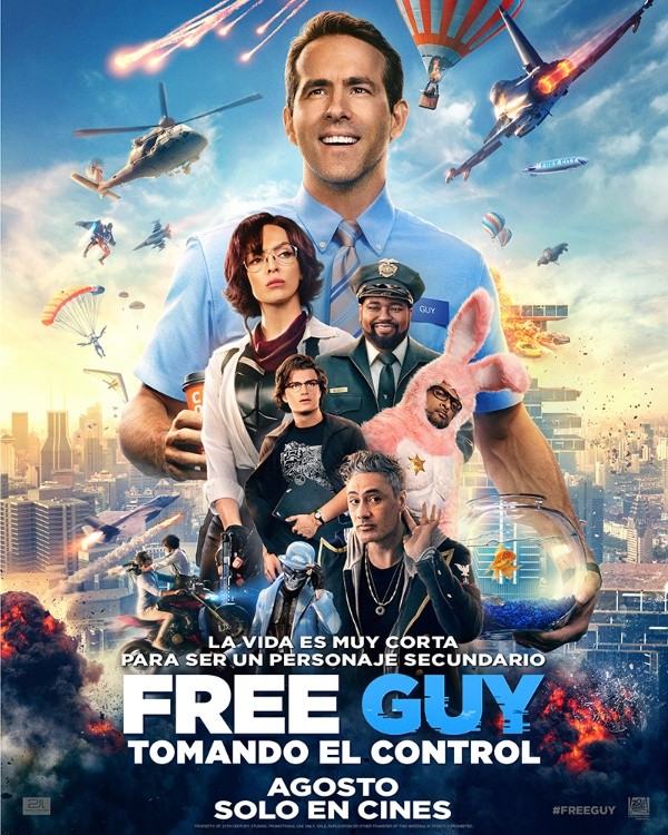 Free Guy Ryan Reynolds poster