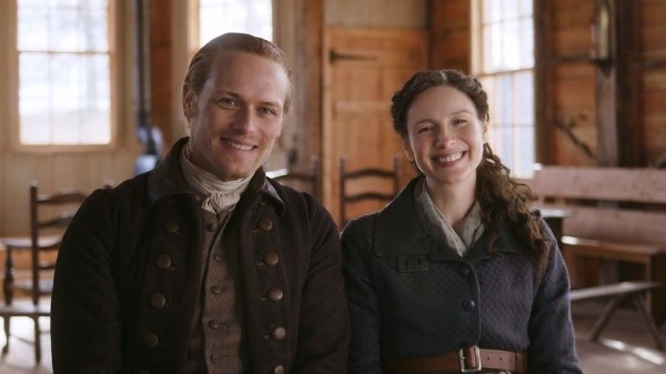 Sam Heughan y Caitriona Balfe se quieren como hermanos. Foto: (Starz Play)