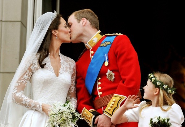 El día de casamiento de Kate Middleton y el Príncipe William. Foto: (Getty)