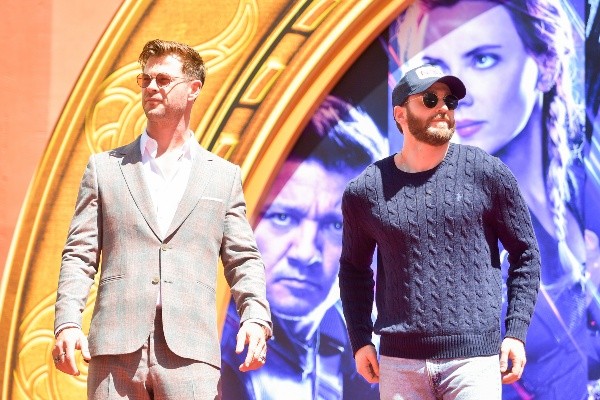 Chris Evans y Chris Hemsworth son grandes amigos. Foto: (Getty)