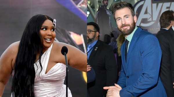Lizzo y Chris Evans. Foto: (Getty)