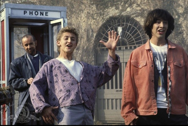 bill and ted george carlin keanu reeves alex winter