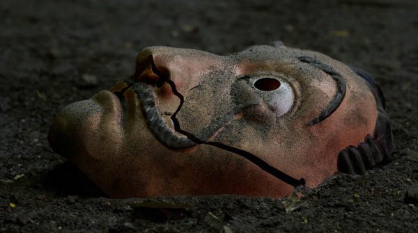 La máscara de Dalí que usan en la serie. Foto: (Netflix)