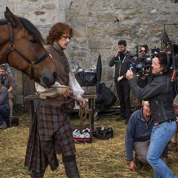 Sam Heughan en la segunda temporada de Outlander. Foto: (Starz)