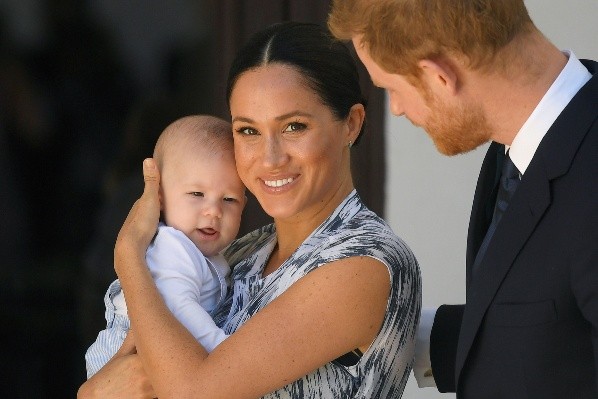 Archie, Meghan y Harry. Foto: (Getty)