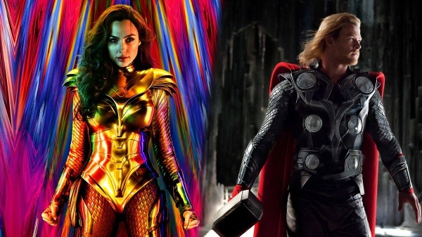 thor wonder woman chris hemsworth gal gadot marvel dc