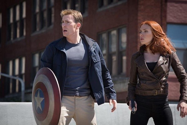 captain america: the winter soldier chris evans scarlett johansson