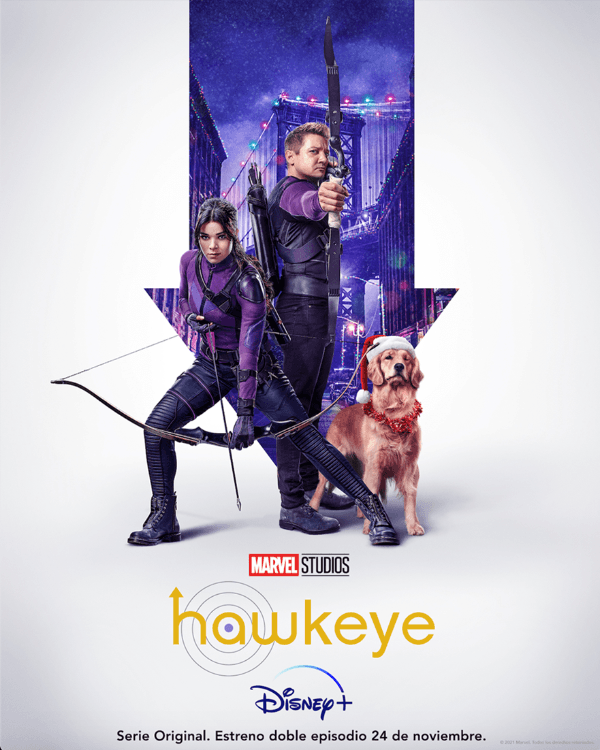 El nuevo póster de Hawkeye. Foto: (Disney Plus)