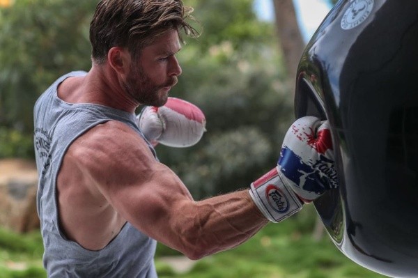 Chris Hemsworth es uno de los actores más fuertes de Marvel. Foto: (@chrishemsworth)