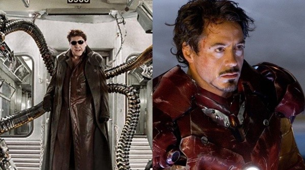 Dr. Octopus en Spider-Man 2 / Iron Man en 2008. Fotos: (IMDB)