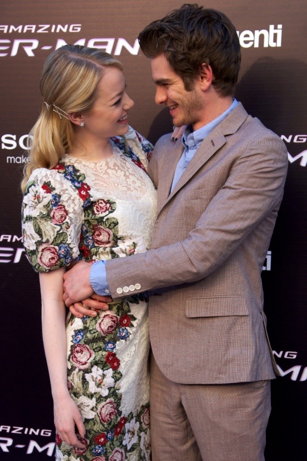 Andrew Garfield y Emma Stone. Foto: (Getty)