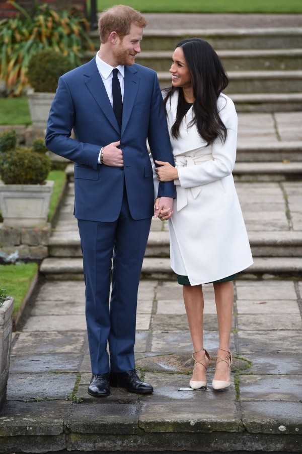 El Príncipe Harry y Meghan Markle el día del anuncio de su compromiso. Foto: (Getty)