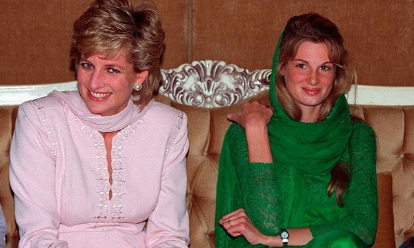 Jemima Khan y Lady Di. Foto: (Getty)