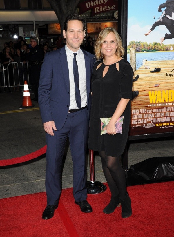 Paul Rudd y su esposa, Julie Yaeger. Foto: (Getty)
