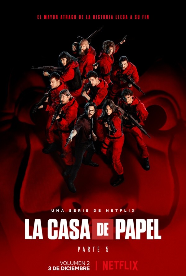 El nuevo póster de La Casa de Papel. Foto: (Netflix)