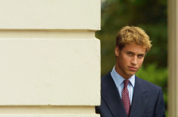 El Príncipe William en su juventud. Foto: (Getty)