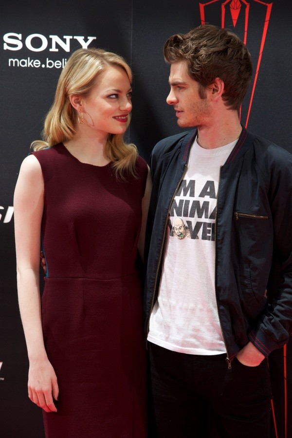 Emma Stone y Andrew Garfield. Foto: (Getty)