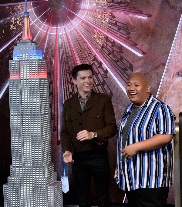 Tom Holland y Jacob Batalon. Foto: (Getty)