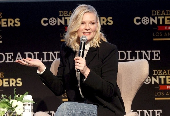 Kirsten Dunst en la presentación de El poder del perro. Foto: (Getty)