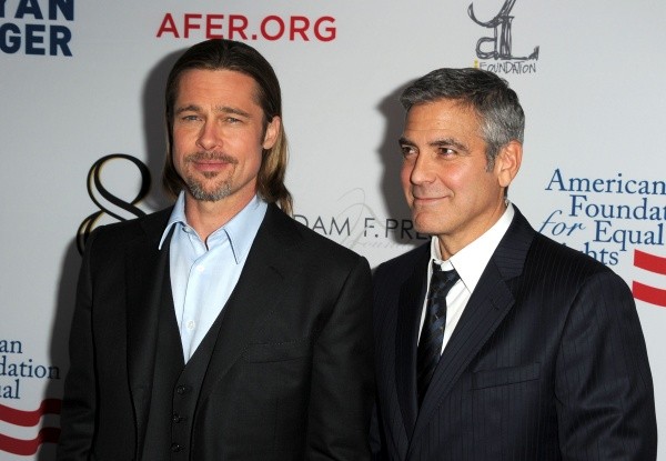 brad pitt george clooney