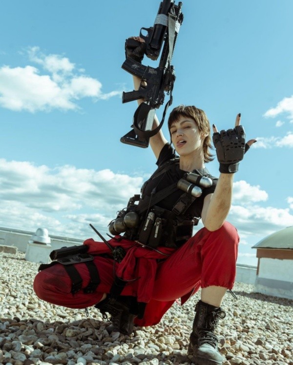 Úrsula Corberó en La Casa de Papel. Foto: (Netflix)