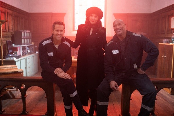 Los protagonistas de Alerta Roja. Foto: (Netflix)