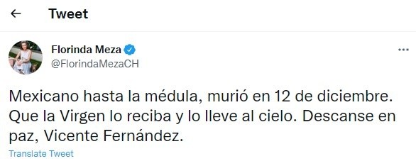 Foto: @FlorindaMezaCH