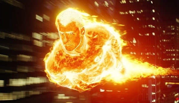 Johnny Storm en acción. Foto: IMDb.