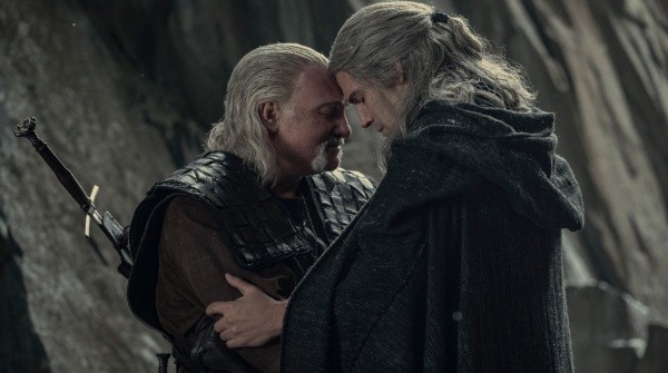 Vesemir y Geralt. Foto: (Netflix)