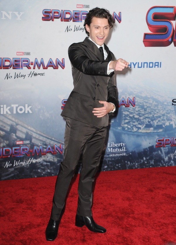 Tom Holland en la premiere de No Way Home. Foto: (Getty)