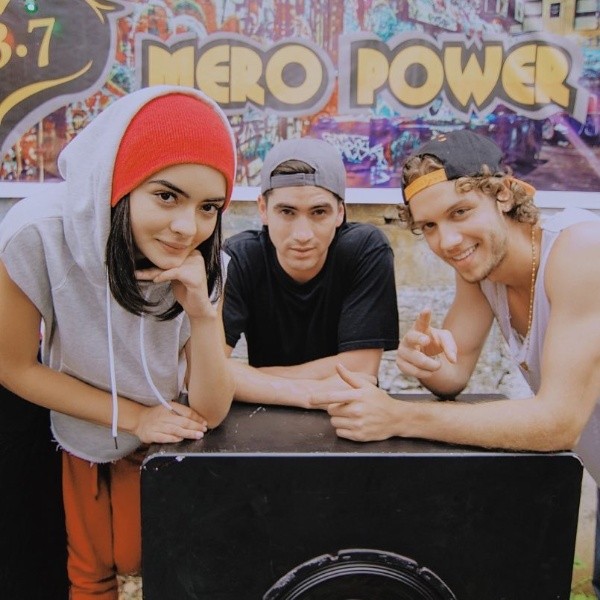 Majo Vargas y Guillermo Blanco en La Reina del Flow. Foto: (@guillerblanco)