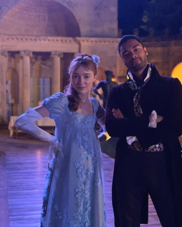 Los actores en el detrás de escena. Foto: (Netflix)