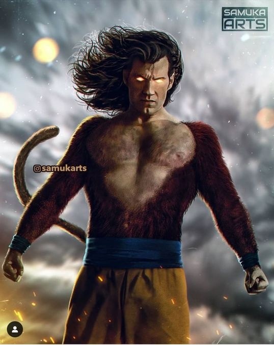 Henry Cavill como Goku SS4. Foto: Samuka Arts.