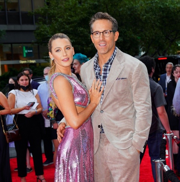 Blake Lively y Ryan Reynolds. Foto: (Getty)