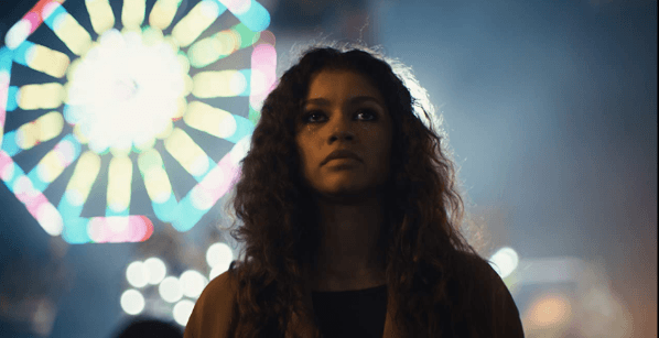 Zedanya es Rue en ‘Euphoria’. Fuente: (imbd)