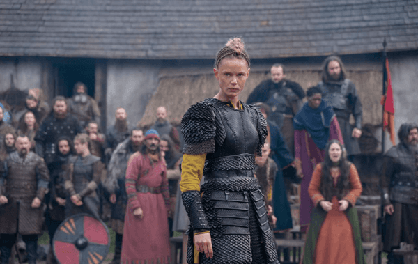 Frida Gustavsson comoFreydis Eriksdotter. Fuente: (Imbd).